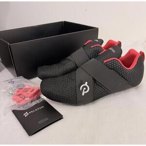 Peloton Altos 12 Mens Cycling Shoes Black Red Cleats Sneakers
